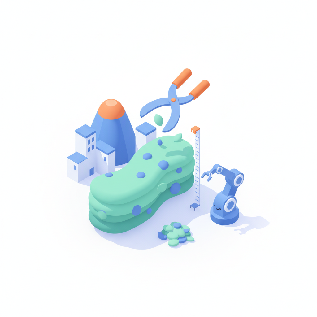 Illustration 3D : Tailler une haie de troènes à Clermont-Ferrand: fréquence et hauteur légale